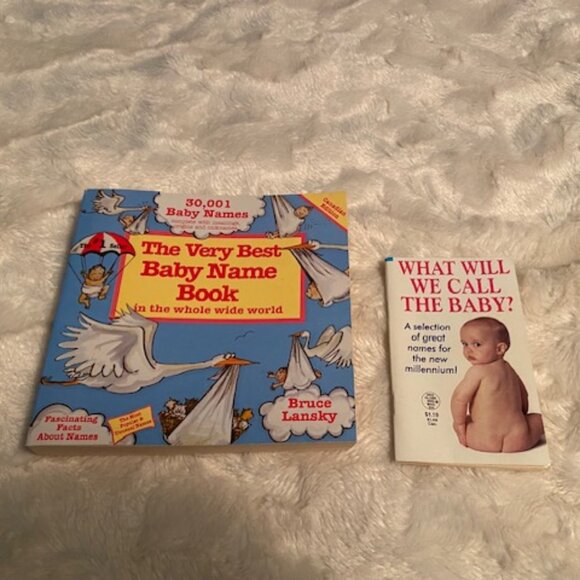 The Very Best Baby Names Book and What Will We Call the Baby Vintage Baby Books - Picture 1 of 10
